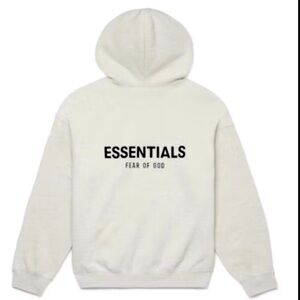 ESSENTIALS FEAR OF GOD HOODIE LIGHT OATMEAL